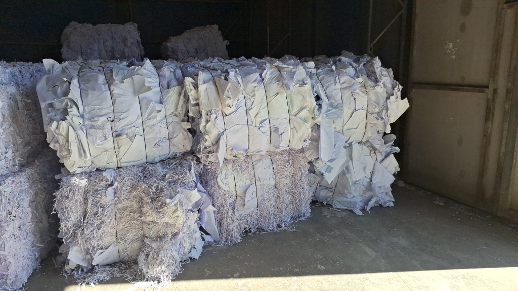 Balles de Papier et Carton Recyclé